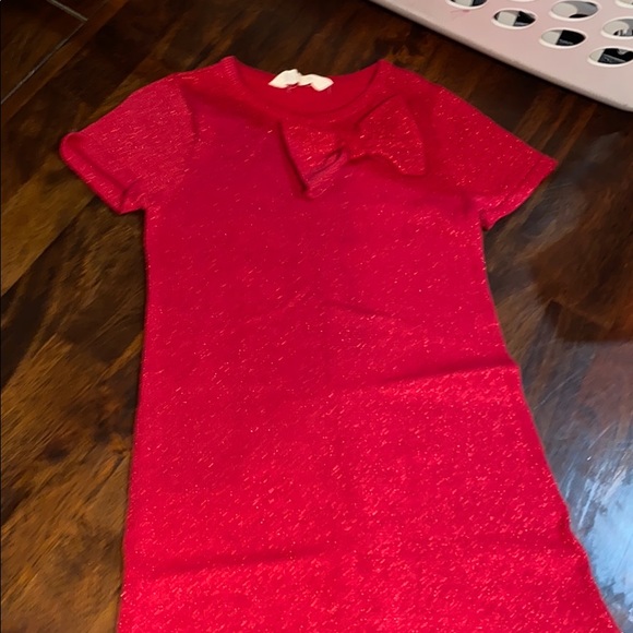 h&m red sparkly dress